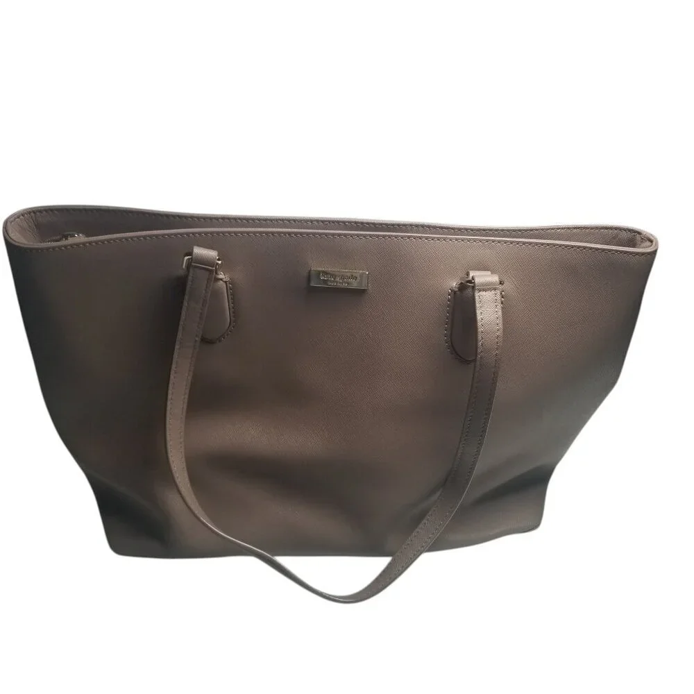 Kate Spade Women's Laurel Way Reese Satchel Taupe Large Bag